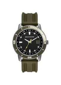 Quarzuhr Skechers "LACHMAN", gr&uuml;n, Armbanduhren, Herren, Quarzuhr, Armbanduhr, Herrenuhr, Silikonarmband, analog, Tag