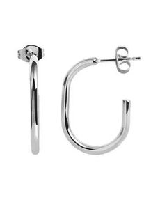 Adelia&acute;s Paar Ohrh&auml;nger ADELIA ́S "Damen Ohrstecker aus poliertem Edelstahl", silber, Ohrringe, Damen, Damen, Edelstahl