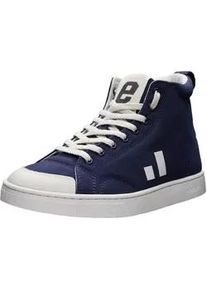 Sneaker Ethletic "Active Hi Cut", Herren, Gr. 45, blau (ocean blau, just wei&szlig;), Obermaterial: 100% Baumwolle; Futter: 100% Baumwolle; Decksohle: 100% Baumwolle; Sohle: 100% Naturkautschuk, Schuhe Sneaker, Keine Angabe
