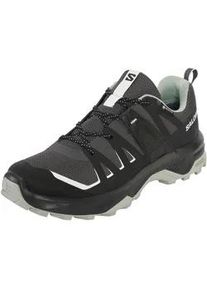 Wanderschuh Salomon "EXTEND GORE-TEX W", Damen, Gr. 42,5, asphalt, schwarz, gr&uuml;n milieu, Synthetik, Textil, Schuhe Wanderschuh, wasserdicht