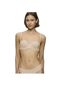 Balconette-BH Triumph "Body Make-Up Essentials", Damen, Gr. 80, Cup D, beige, Microtouch, Obermaterial: 48% Polyamid, 32% Polyester, 11% Elasthan, 9% sonstige Fasern, Basic, BHs Balconette-BH, Stretch-Spitze, Multiway-Tr&auml;ger abnehmbar, weich, feminin