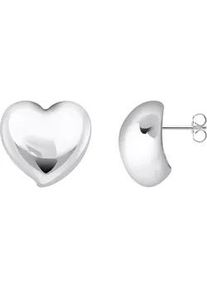 Paar Ohrstecker Thomas Sabo "Bold Elegance Herzform", silber (silberfarben), Ohrringe, Damen, Silber 925 (recycelt)