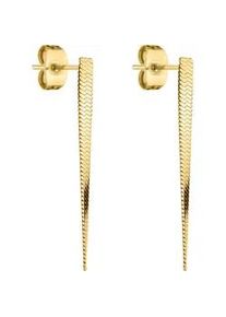 Paar Ohrh&auml;nger Liebeskind Berlin "LJ-0891-E-30, LJ-0892-E-30", gold (gelbgoldfarben), Ohrringe, Damen, Edelstahl
