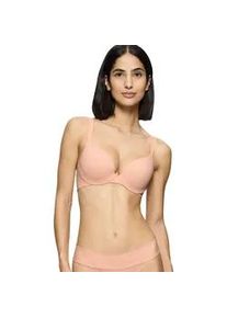 B&uuml;gel-BH Triumph "Body Make-Up Illusion", Damen, Gr. 80, Cup C, powder blush, Microtouch, Obermaterial: 49% Polyamid, 35% Polyester, 16% Elasthan, Basic, BHs B&uuml;gel-BH, mit tiefem Dekollet&eacute;, gepolsterte Cups, Komfort-B&uuml;gel, Microfaser