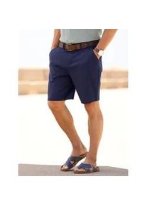 Bermudas Catamaran, Herren, Gr. 48, Normalgr&ouml;&szlig;en, blau (marine), 75% Polyester, 21% Viskose, 4% Elasthan, meliert, unifarben, Hosen Bermudas