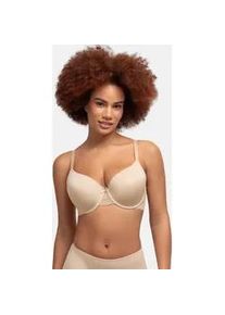 B&uuml;gel-BH Dorina "Adele", Damen, Gr. 85, Cup E, beige, Obermaterial: 58% Polyamid, 25% Polyester, 17% Elasthan, unifarben, bequem, BHs B&uuml;gel-BH, mit vorgeformten K&ouml;rbchen