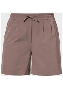 Sch&ouml;ffel Shorts SCH&Ouml;FFEL "Shorts Style Gharra WMS", Damen, Gr. 46, Normalgr&ouml;&szlig;en, lila (3905, braun), Oberstoff: 88% Polyester, 12% Elasthan, Hosen Shorts