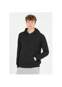 Kapuzensweatshirt CRUZ "Oklahoma", Herren, Gr. XL, schwarz, 60% Baumwolle, 40% Polyester, unifarben, normal, ohne Ausschnitt, Sweatshirts, Mit durchgehendem Rei&szlig;verschluss