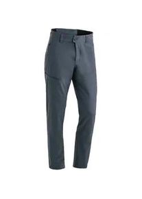 Outdoorhose Maier Sports "Nil Loop", Herren, Gr. 60, Normalgr&ouml;&szlig;en, blau (graublau), 100& Polyester, Hosen Outdoorhose, Herren Wanderhose, atmungsaktive Funktionshose, Regular Fit