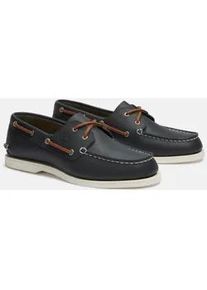 Bootsschuh Timberland "CLASSIC BOAT BOAT SHOE", Damen, Gr. 36, nvy full grain, Leder, Schuhe Bootsschuh, Classic Bootsschuh aus Timberland Premium Leder