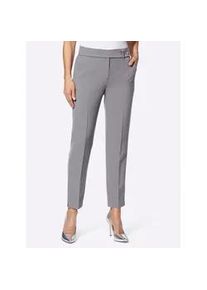 Webhose Lady, Damen, Gr. 44, Normalgr&ouml;&szlig;en, blau (topas), 77% Polyester, 20% Viskose, 3% Elasthan, unifarben, Hosen