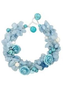 Armband "Rosabella", Damen, Gr. Glas, blau, Collezione Alessandro, Armb&auml;nder Armband