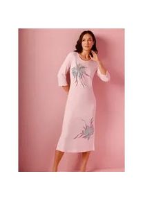 Nachthemd CREATION L PREMIUM "Modal-Nachthemd", Damen, Gr. 52/54, Normalgr&ouml;&szlig;en, rosa (hellros&eacute;), 95% Modal, 5% Elasthan, bedruckt, gemustert, Kleider Nachthemd