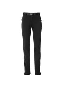 Outdoorhose LPO "Trekkinghose Gwen WMN", Damen, Gr. 48 (XL), Normalgr&ouml;&szlig;en, schwarz, 92% Polyamid; 8% Elasthan, normal, Hosen Outdoorhose, mit G&uuml;rtel