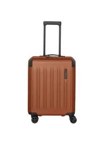 Hartschalen-Trolley Travelite "DYNAMIIC, verschiedene Gr&ouml;&szlig;en und Farben", Gr. B/H/T: 40cm x 55cm x 20cm 37 l, rosa (kupfer), ABS, unifarben mit Farbeins&auml;tzen, Koffer, Hartschalen-Koffer auch in XL ABS Volumenerweiterung bei S+/M/L