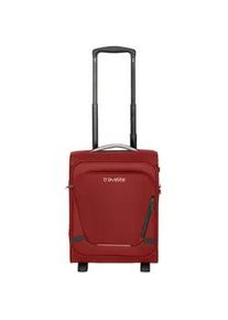 Handgep&auml;ck-Trolley Travelite "JETPACK Easy 2 Cabin, konzipiert f&uuml;r EasyJet, Vueling & Wizz", Gr. B/H/T: 30cm x 40cm x 20cm 21 l, rot, Polyester, unifarben mit Farbeins&auml;tzen, Koffer, Weichgep&auml;ck-Koffer Handgep&auml;ck f&uuml;r die meisten g&auml;ngigen Airlines