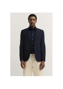 Anzugsakko Bugatti "Mix & Match", Herren, Gr. 56, blau (390, marine), 75% Wolle, 22% Polyester, 3% Elasthan, unifarben, normal, Manschette, Sakkos, Modern Fit