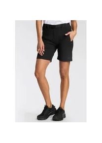 Trekkingshorts CMP, Damen, Gr. 46, N-Gr, schwarz (nero), Obermaterial: 89% Polyester, 11% Elasthan, Hosen