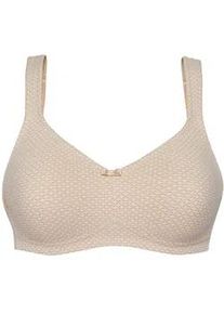 B&uuml;gelloser BH SuSa "BH ohne B&uuml;gel Montreal", Damen, Gr. 70, Cup F, beige, Stoff, Obermaterial: 75% Polyamid PA. 25% Elasthan EL., BHs