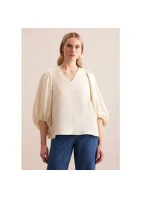 Tunika Seidensticker "Schwarze Rose", Damen, Gr. 38, beige (ecru), 49% Viskose, 38% Leinen, 13% Polyester, unifarben, Tuniken