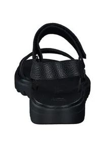 Riemchensandale Paul Green "Paul Green Sandalen Glattleder", Damen, Gr. 38, schwarz, Glattleder, Schuhe Riemchensandale