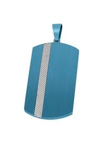 Adelia&acute;s Kettenanh&auml;nger ADELIA ́S "moderner Schmuck Anh&auml;nger aus Edelstahl", blau, Schmuckanh&auml;nger, Damen, Edelstahl, Kettenanh&auml;nger