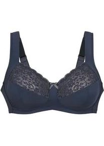 Entlastungs-BH Anita "Entlastungs BH Havanna", Damen, Gr. 115, Cup B, blau (shadow blau), Spitze, Obermaterial: 86% Polyamid PA. 14% Elasthan EL., BHs Entlastungs-BH