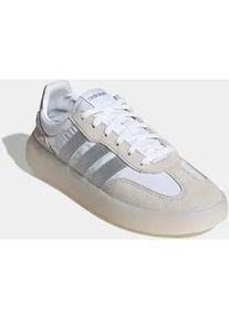 Sneaker Adidas SPORTSWEAR "BARREDA DECODE", Damen, Gr. 38, silber (cloud wei&szlig;, matte silber, grau one), Leder, Textil, Schuhe Sneaker, inspiriert vom Design des Adidas handball spezial