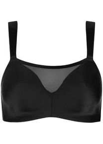 Sport-BH LISCA "Sport BH ohne B&uuml;gel Lifestyle", Damen, Gr. 70, Cup D, schwarz, Stoff, Obermaterial: 80% Polyamid PA. 20% Elasthan EL., BHs Sport-BH