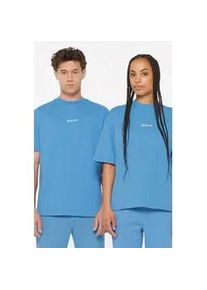 Rundhalsshirt Harlem Soul, Damen, Gr. XS, blau (electric sky), Single Jersey, Material: 100% Baumwolle, bedruckt, oversize normal, Rundhals, eingesetzt gerader Abschluss, Shirts Rundhalsshirt, aus Baumwolle