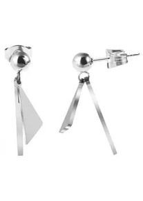 Adelia&acute;s Paar Ohrh&auml;nger ADELIA ́S "Damen Ohrstecker aus poliertem Edelstahl", silber, Ohrringe, Damen, Damen, Edelstahl