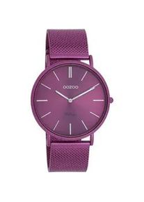 Oozoo Armbanduhr, Damenuhr, Herrenuhr, Edelstahlarmband