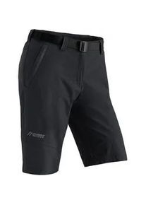 Funktionsshorts Maier Sports "Lawa", Damen, Gr. 54, Normalgr&ouml;&szlig;en, schwarz, 90% Polyamid, 10% Elasthan, Hosen, Damen Shorts, kurze Wanderhose, Outdoorhose mit 2 Taschen, Regular Fit