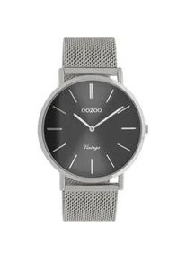 Oozoo Armbanduhr, Damenuhr, Herrenuhr, Edelstahlarmband