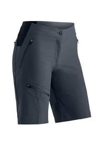 Outdoorhose Maier Sports "Inara Short Vario", Damen, Gr. 44, Normalgr&ouml;&szlig;en, grau, 90% Polyamid, 10% Elasthan, Hosen Outdoorhose, Damen Shorts, kurze Wanderhose, Outdoor-Hose, 4 Taschen, Regular Fit