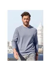 Sweatshirt John Devin, Herren, Gr. 3XL (64/66), grau, Obermaterial: 83% Baumwolle, 16% Polyester, 1% Elasthan, regular fit, Rundhals, angesetztes B&uuml;ndchen, Sweatshirts Sweatshirt, Pullover aus Struktur-Qualit&auml;t