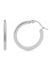 Adelia&acute;s Paar Creolen ADELIA ́S "Damen Creolen aus Edelstahl", silber, Ohrringe, Damen, Damen, Edelstahl