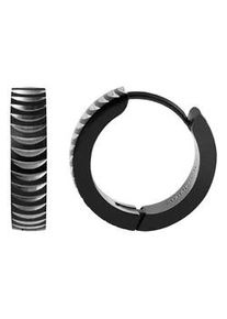 Adelia&acute;s Paar Creolen ADELIA ́S "Damen Creolen aus poliertem Edelstahl &Oslash; 12 mm", silber, Ohrringe, Damen, Damen, Edelstahl