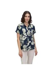 Schlupfbluse Betty Barclay "Damen mit Kragen", Damen, Gr. 36, bunt (dunkelblau, gr&uuml;n), Obermaterial: 100% Viskose, figurumspielend normal, Blusen Schlupfbluse