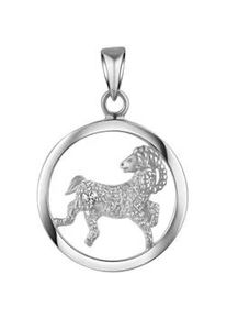 Kettenanh&auml;nger Vivance "925 Sterling Silber rhodiniert Sternzeichen Widder Monatsstein", wei&szlig;, Schmuckanh&auml;nger, Damen, one-size, Silber 925 (Sterlingsilber), 1 g, Kettenanh&auml;nger
