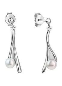 Paar Ohrstecker Vivance "925/- Sterling Silber rhodiniert S&uuml;&szlig;wasserperle", wei&szlig; (wei&szlig;, wei&szlig;), Ohrringe, Damen, one-size, Silber 925 (Sterlingsilber)