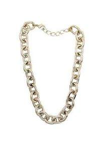 Kette mit Anh&auml;nger "Link Affair", Damen, Gr. onesize, PTFE-Kunststoff, gold (golden), Collezione Alessandro, Basic, Halsketten, leichte Gliederkette