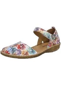 Riemchensandale Josef Seibel "Josef Seibel Sandalen Leder", Damen, Gr. 40, bunt (multi), Leder, Schuhe Riemchensandale
