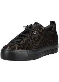 Sneaker Paul Green "Paul Green Sneaker Leder", Damen, Gr. 38, schwarz, Leder, Schuhe Sneaker