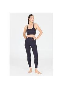 ENDURANCE ATHLECIA Funktionstights ATHLECIA "NAGAR", Damen, Gr. L/XL, EURO-Gr&ouml;&szlig;en, blau (indigo), 83% Nylon, 16% Elasthan, 1% Polyester, unifarben, lang, Hosen, mit angesagtem High-Waist-Bund