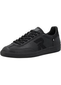 Sneaker Rieker SPORT "San Diego Swing2GO", Herren, Gr. 45, schwarz (schwarz uni), Leder, Schuhe Sneaker, Retro-Sneaker aus der neuen Christoph Kramer Kollektion