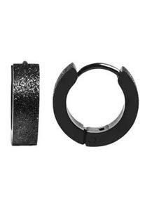 Adelia&acute;s Paar Creolen ADELIA ́S "Damen Creolen aus mattem Edelstahl &Oslash; 9 mm", silber, Ohrringe, Damen, Damen, Edelstahl