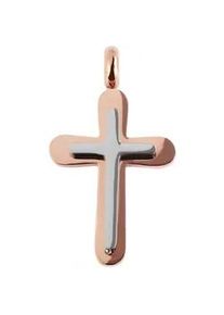 Adelia&acute;s Kettenanh&auml;nger ADELIA ́S "trendiger Kreuz Anh&auml;nger aus Edelstahl", gold, Schmuckanh&auml;nger, Damen, Edelstahl, Kettenanh&auml;nger