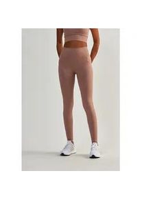 Trainingstights BESHAPED "Femme Force", Damen, Gr. XS, US-Gr&ouml;&szlig;en, rosa, 90% Nylon, 10% Elasthan, unifarben, lang, Hosen, mit angesagtem Jacquard-Muster