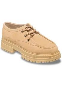 Sneaker Roxy "Work It Low", Damen, Gr. 7(37), tan, Obermaterial:Obermaterial: 98% Leder / 2% Metall, Futter: 100% PU, Laufsohle: 100% TPR;, Schuhe Sneaker